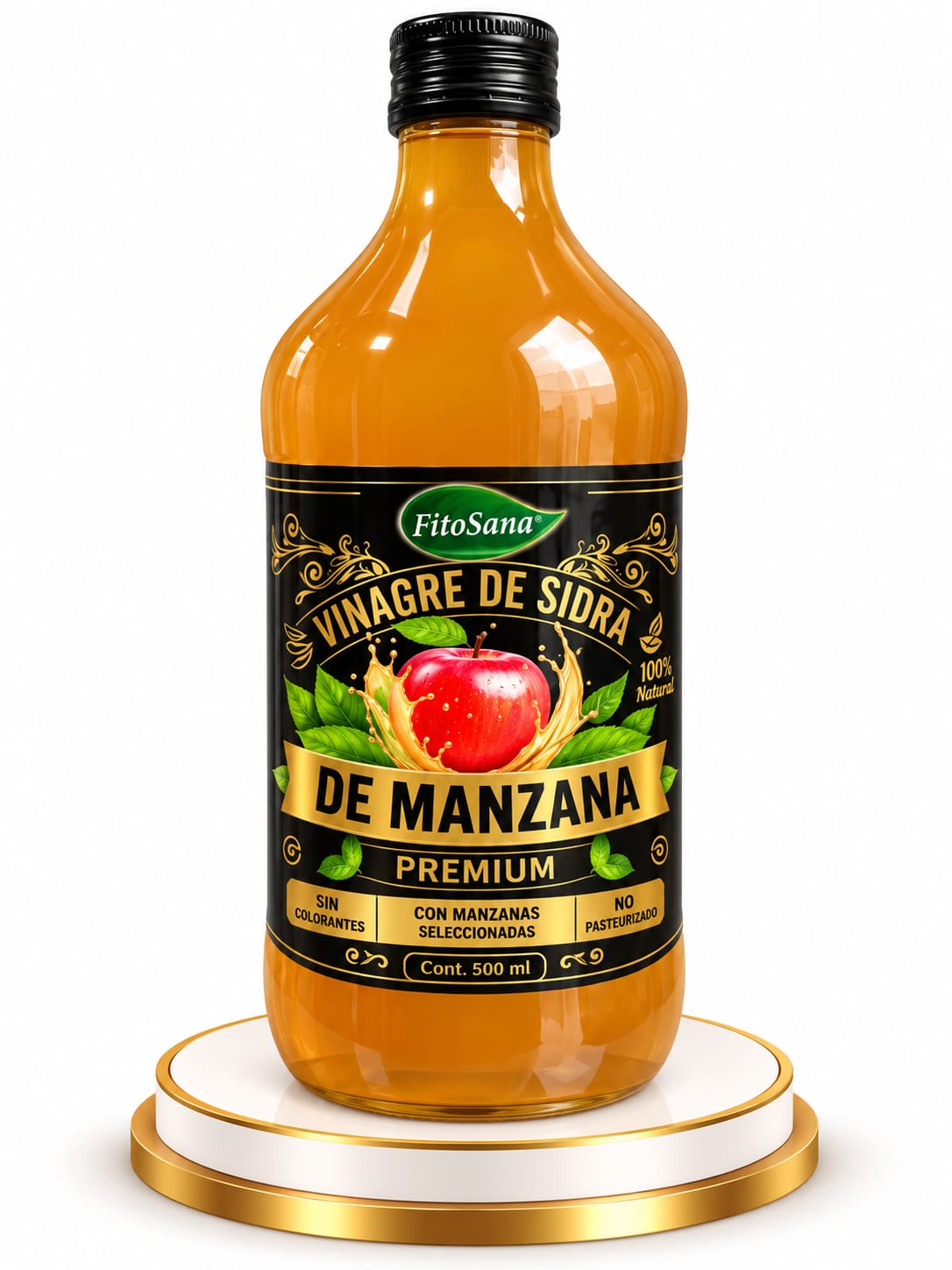 VINAGRE DE MANZANA PREMIUM X 500 ML
